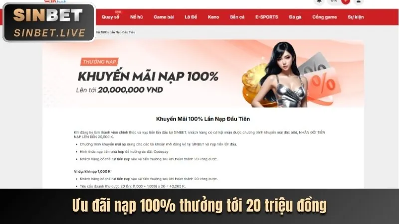 Khuyến mãi chào mừng thành viên mới CWIN55